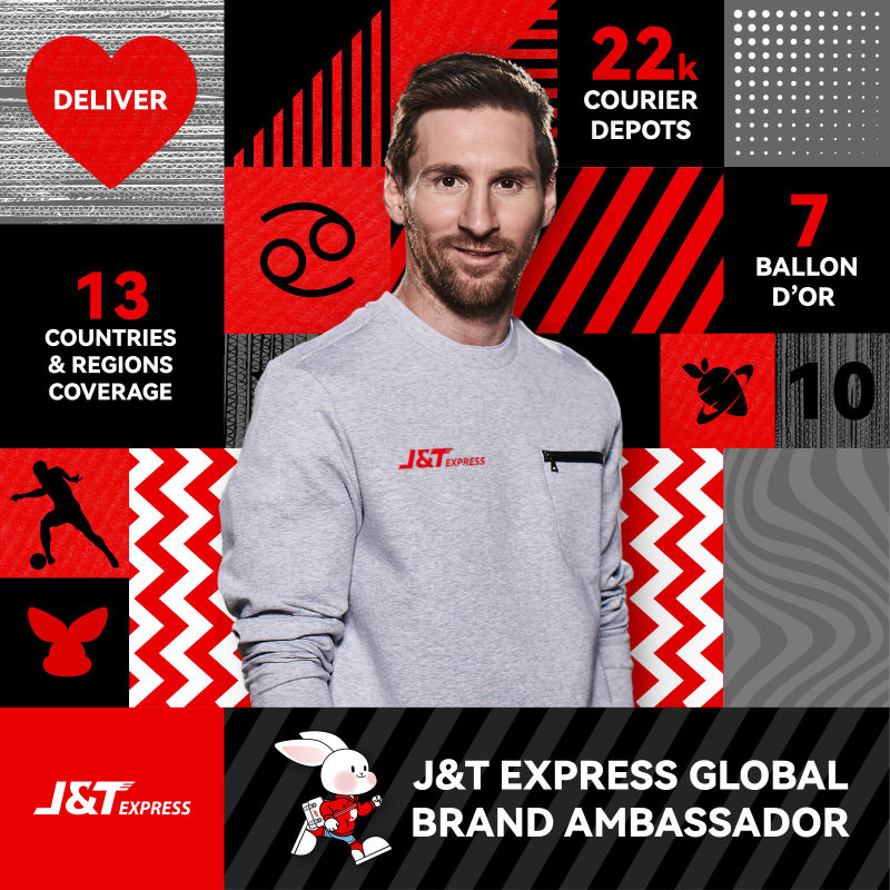 Chính thức công bố: Lionel Messi là Đại sứ thương hiệu toàn cầu J&T Express
